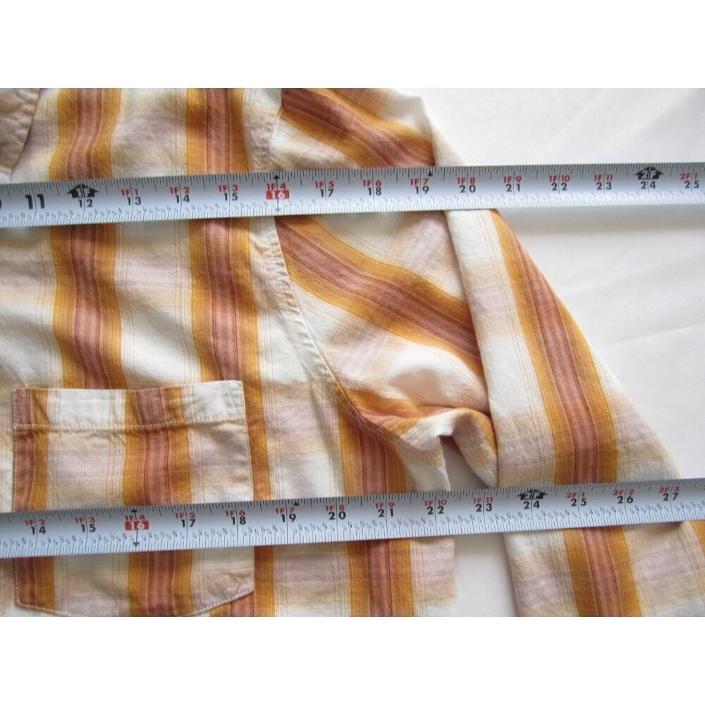 Women‎ Universal Thread Cotton Blend Madras Button Long Sleeve Shirt Sz (WB360) - Picture 4 of 8